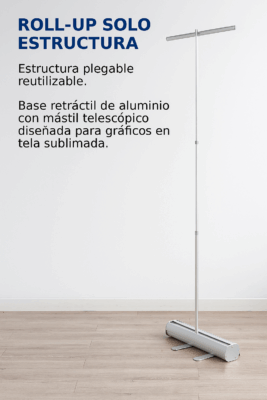 roll-up solo estructura