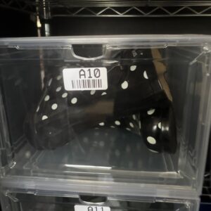 Zapatos negros puntos blancos